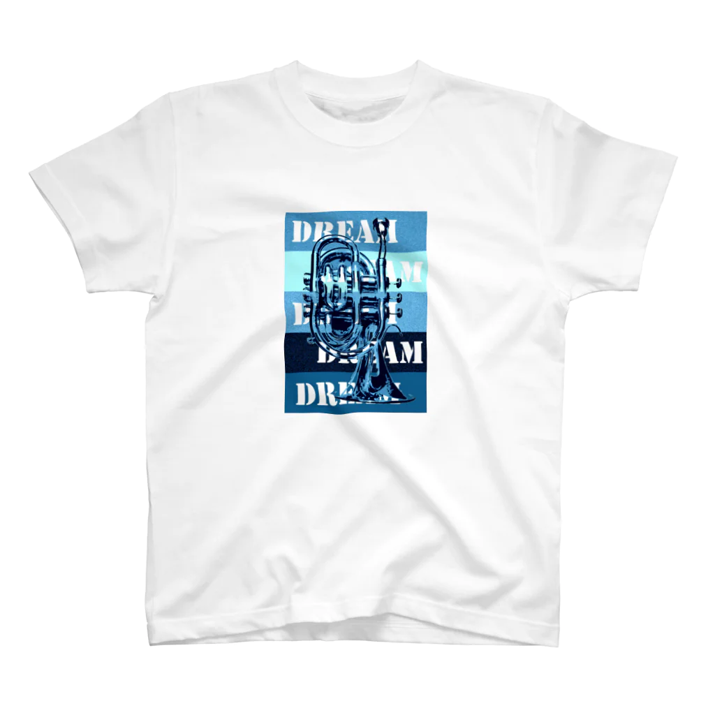 mosmos storeのA DREAM IS IN YOUR POCKET! -blue- スタンダードTシャツ