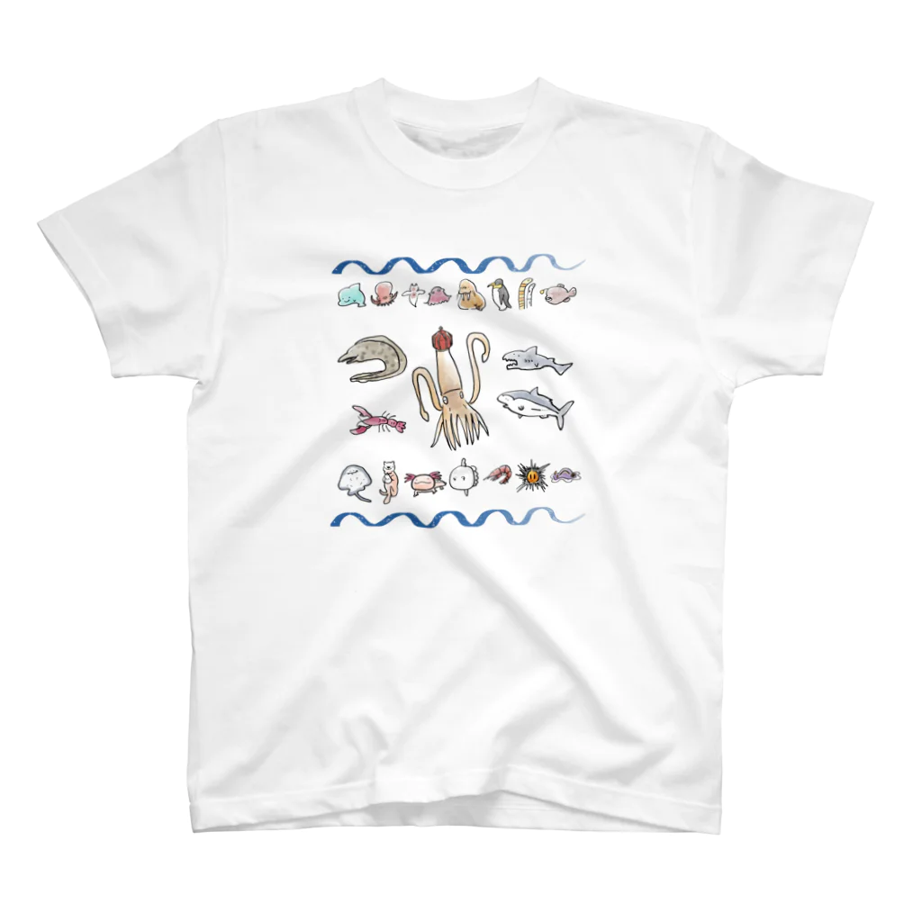 エンドロトラのゆるゆる海洋生物 スタンダードTシャツ