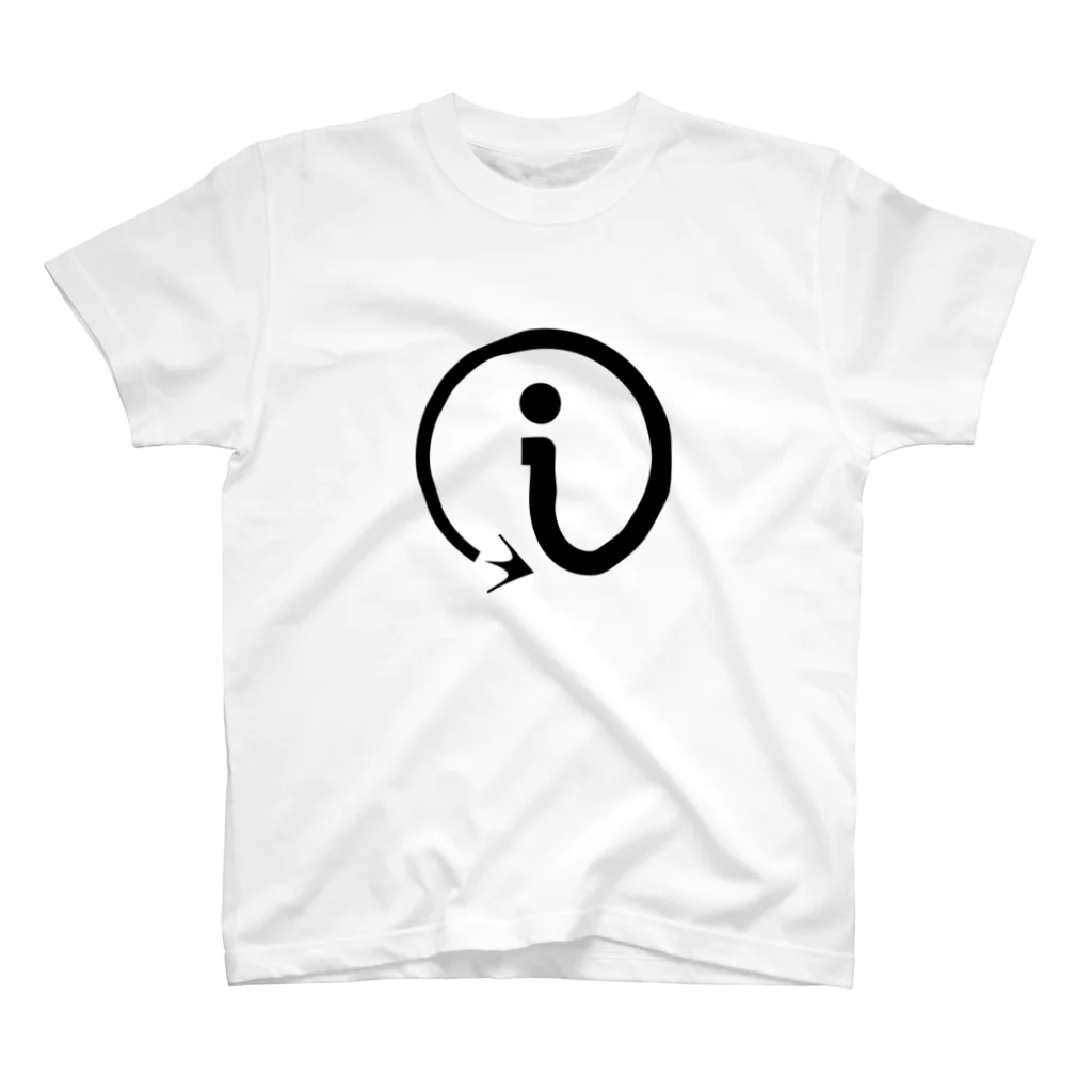 interact Official Shopのinteract i_BLACK スタンダードTシャツ