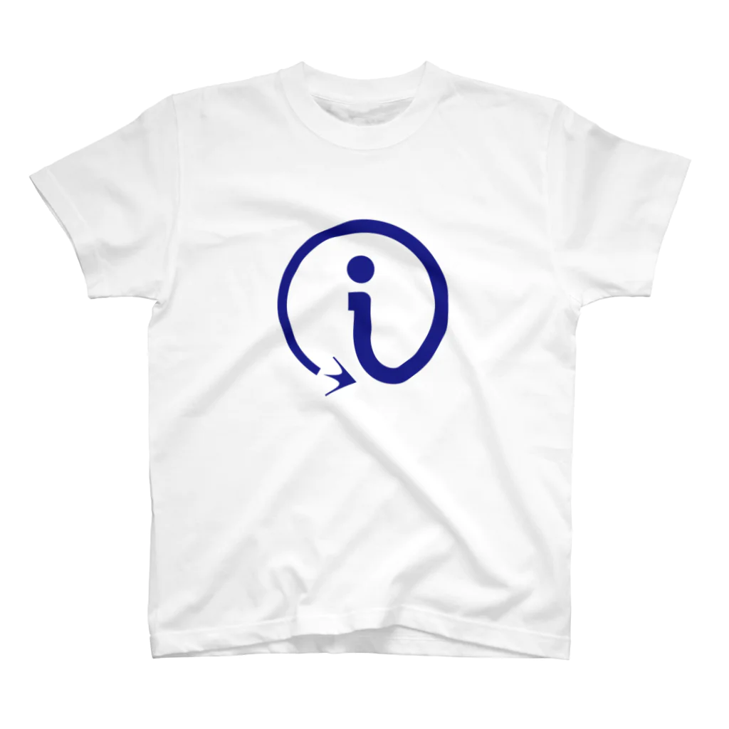 interact Official Shopのinteract i_BLUE Regular Fit T-Shirt