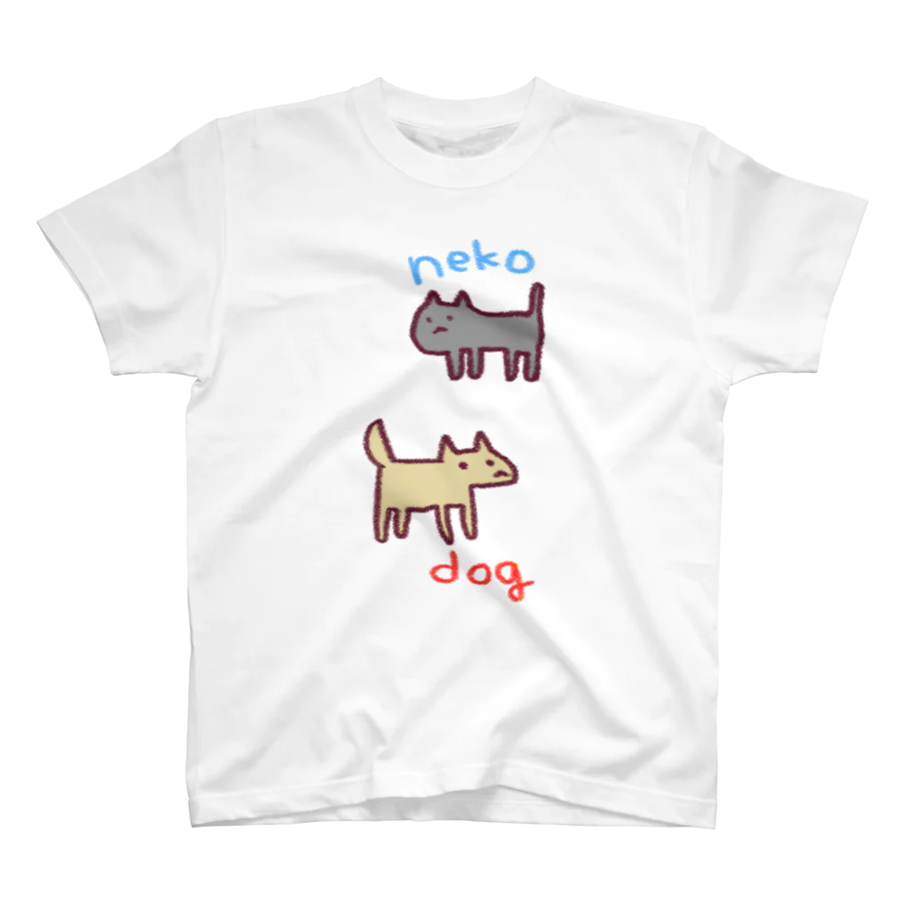 mochi屋のneko dog スタンダードTシャツ