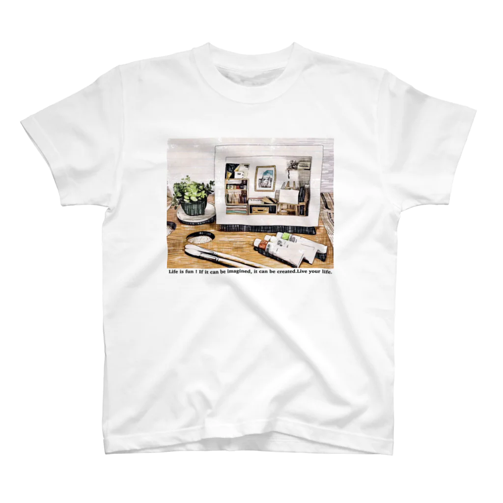 わくわく玉のLet's art Regular Fit T-Shirt