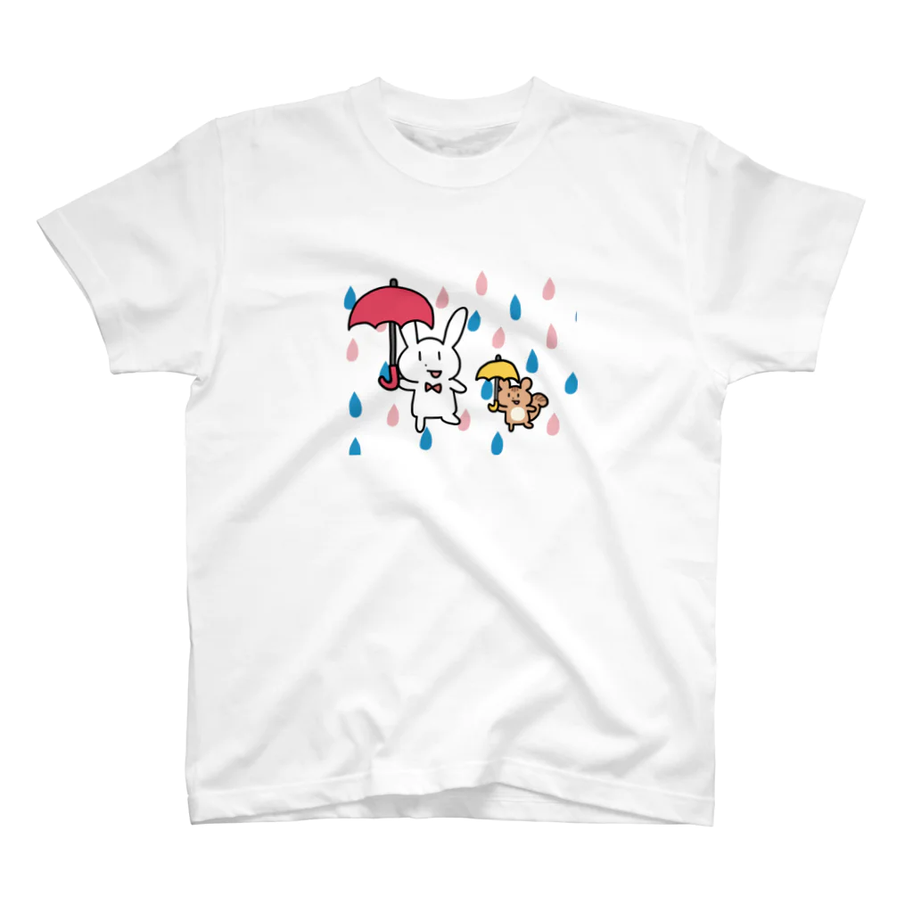 けらりの雨の日を楽しく スタンダードTシャツ