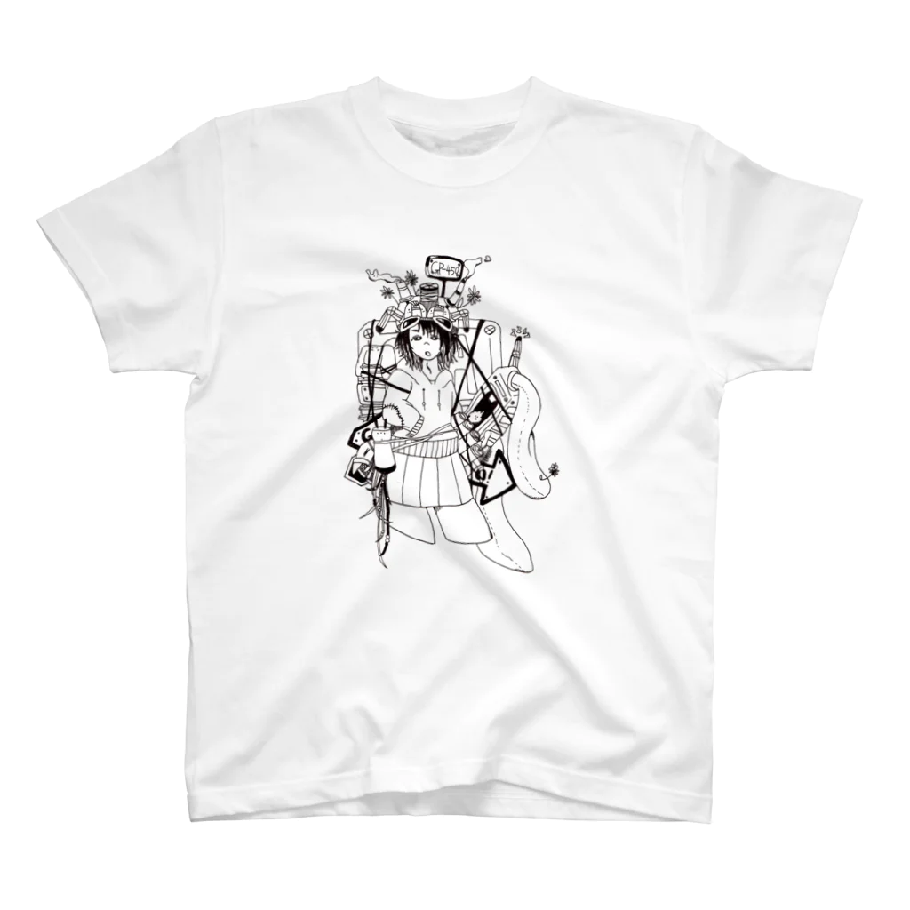 まるよし絵画教室のモブ女 スタンダードTシャツ