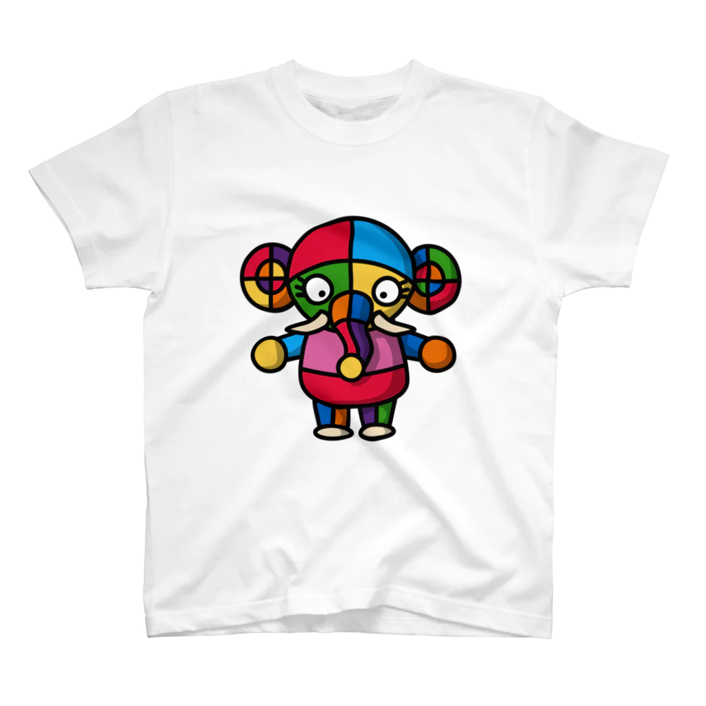 Ｃａｃａｔｓのcolorful elephant Regular Fit T-Shirt