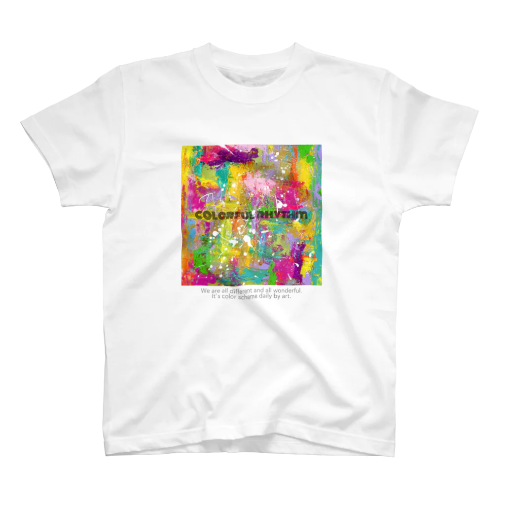 colorful rhythmのart3 スタンダードTシャツ