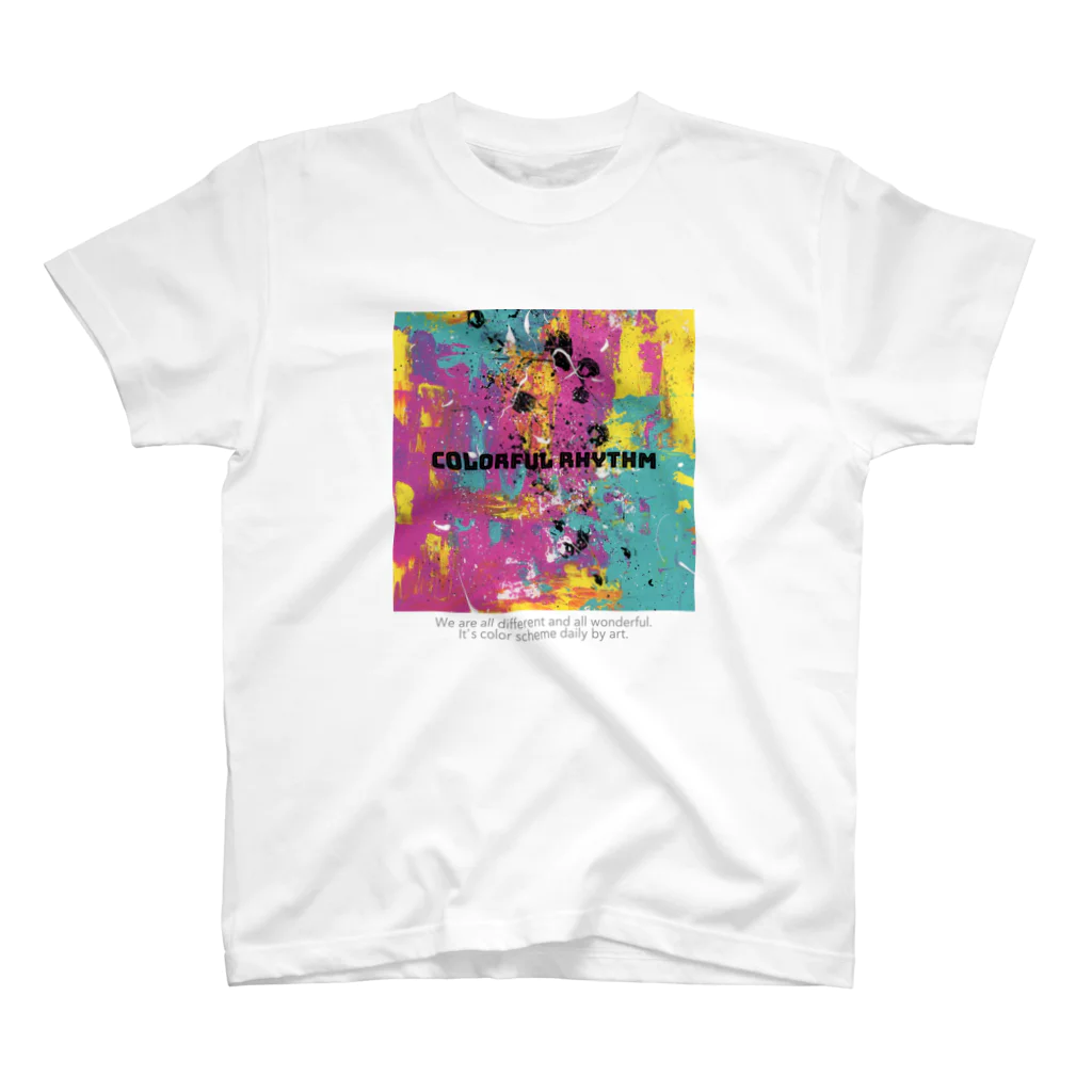 colorful rhythmのart2 Regular Fit T-Shirt