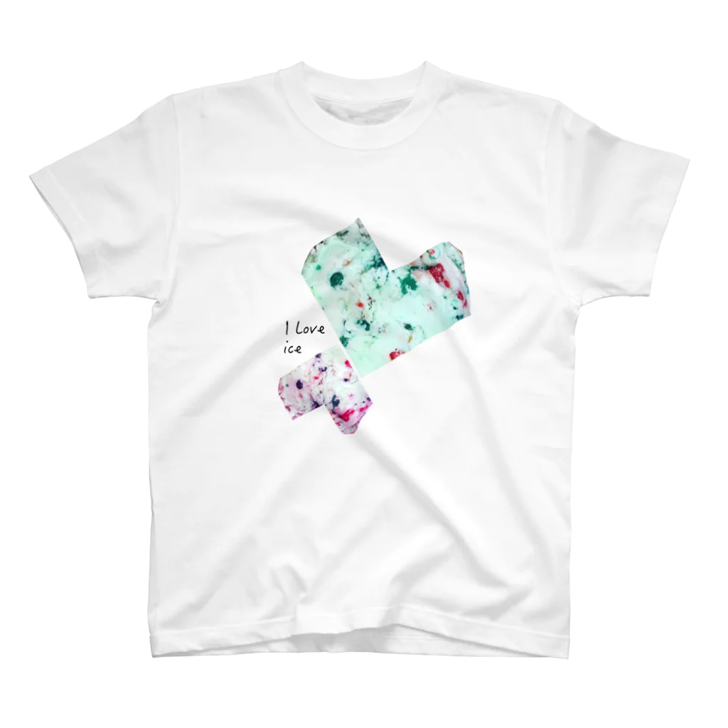 uniのi love ice スタンダードTシャツ