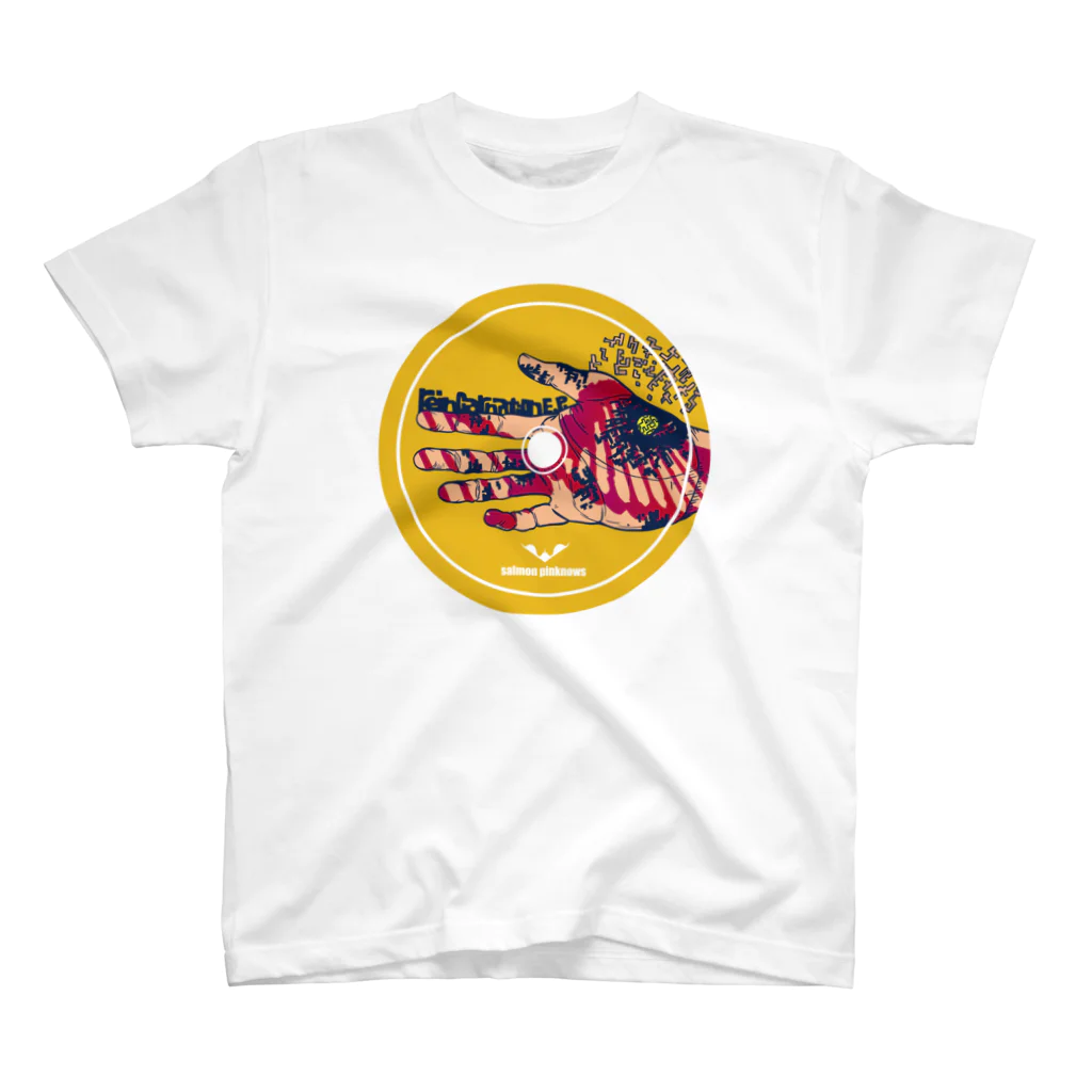 salmon pinknowsのreincarnation hand T-shirt スタンダードTシャツ