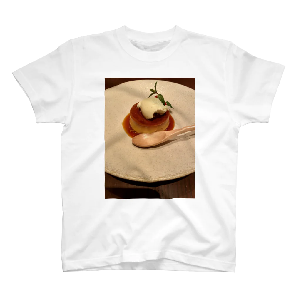 ショートショート🍰の美味いぷりんしりーず スタンダードTシャツ