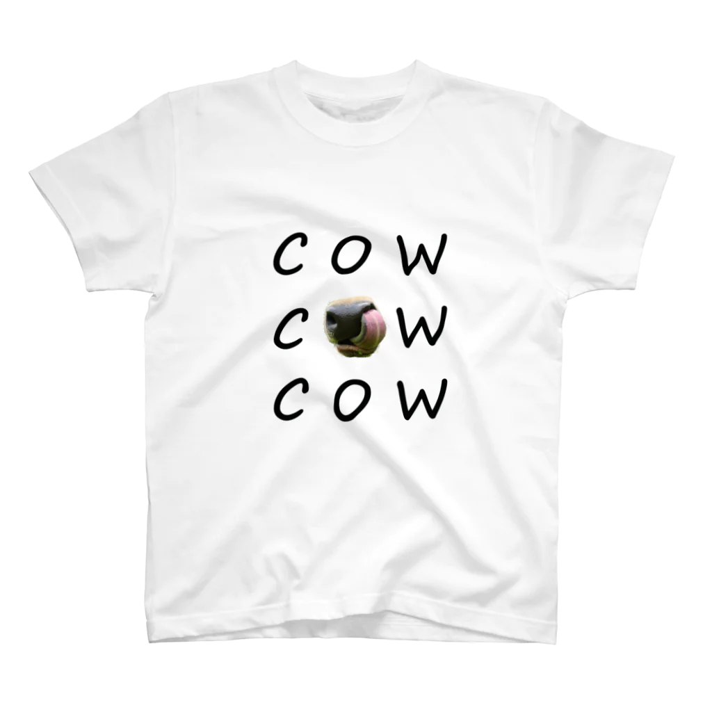 TAKAYUKI のCOWCOWジャージーペロリTシャツ Regular Fit T-Shirt