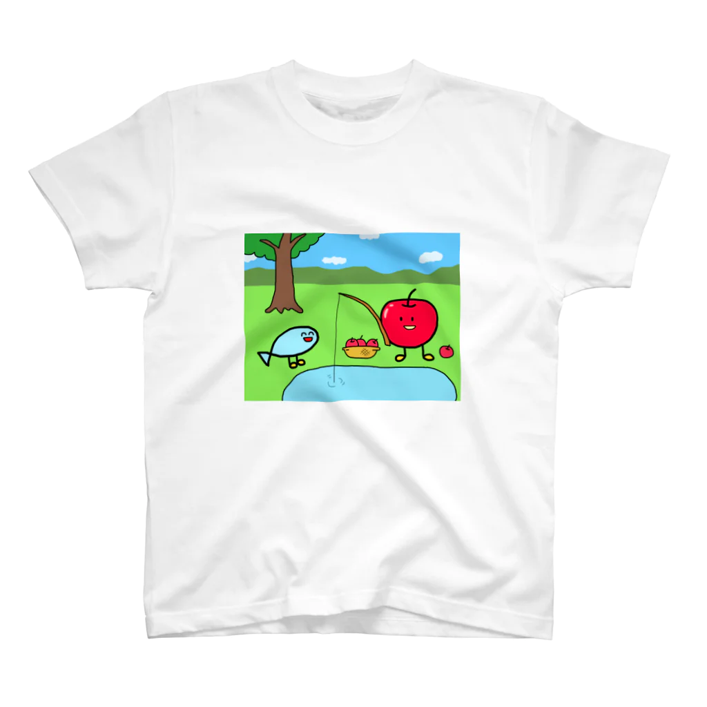 FANTASY FISH LIFEのFISHING APPLE スタンダードTシャツ