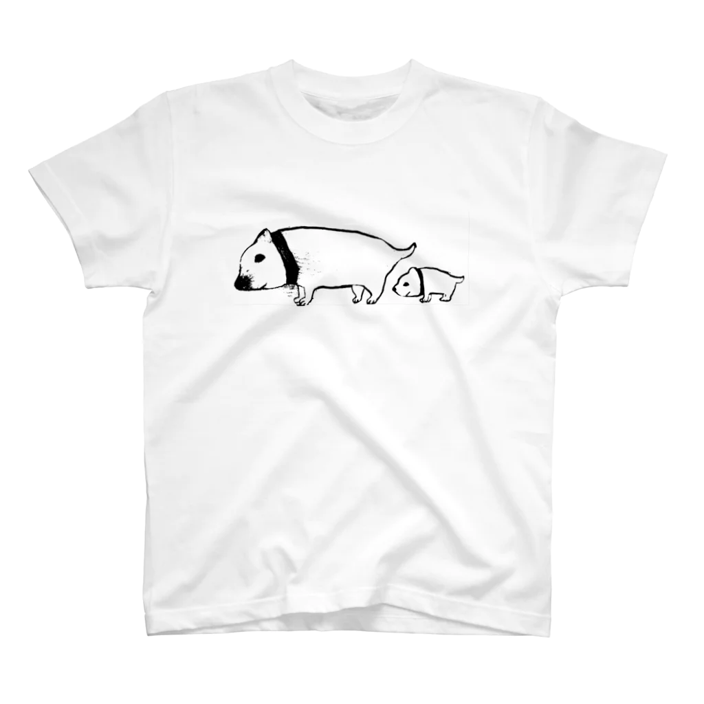 わんふぅの親子犬 スタンダードTシャツ