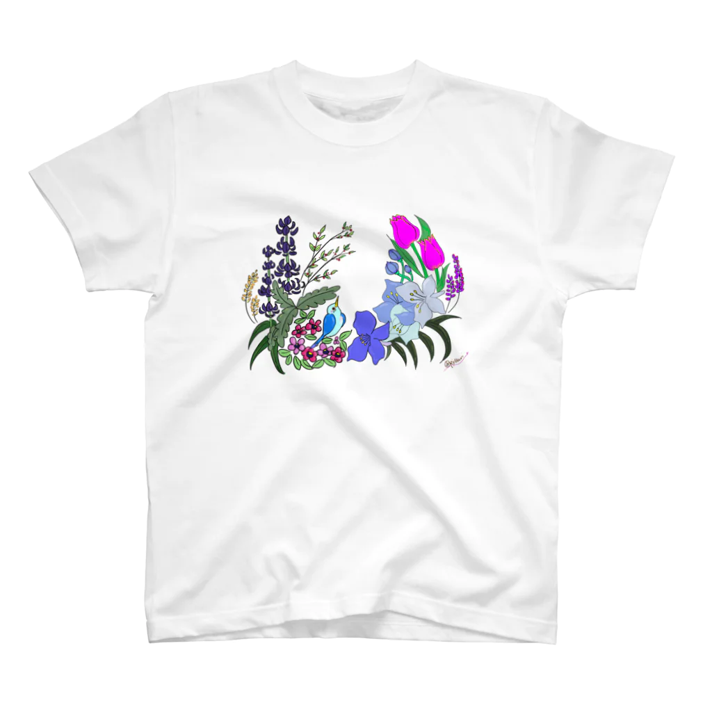 ORIちゃんの花鳥 スタンダードTシャツ