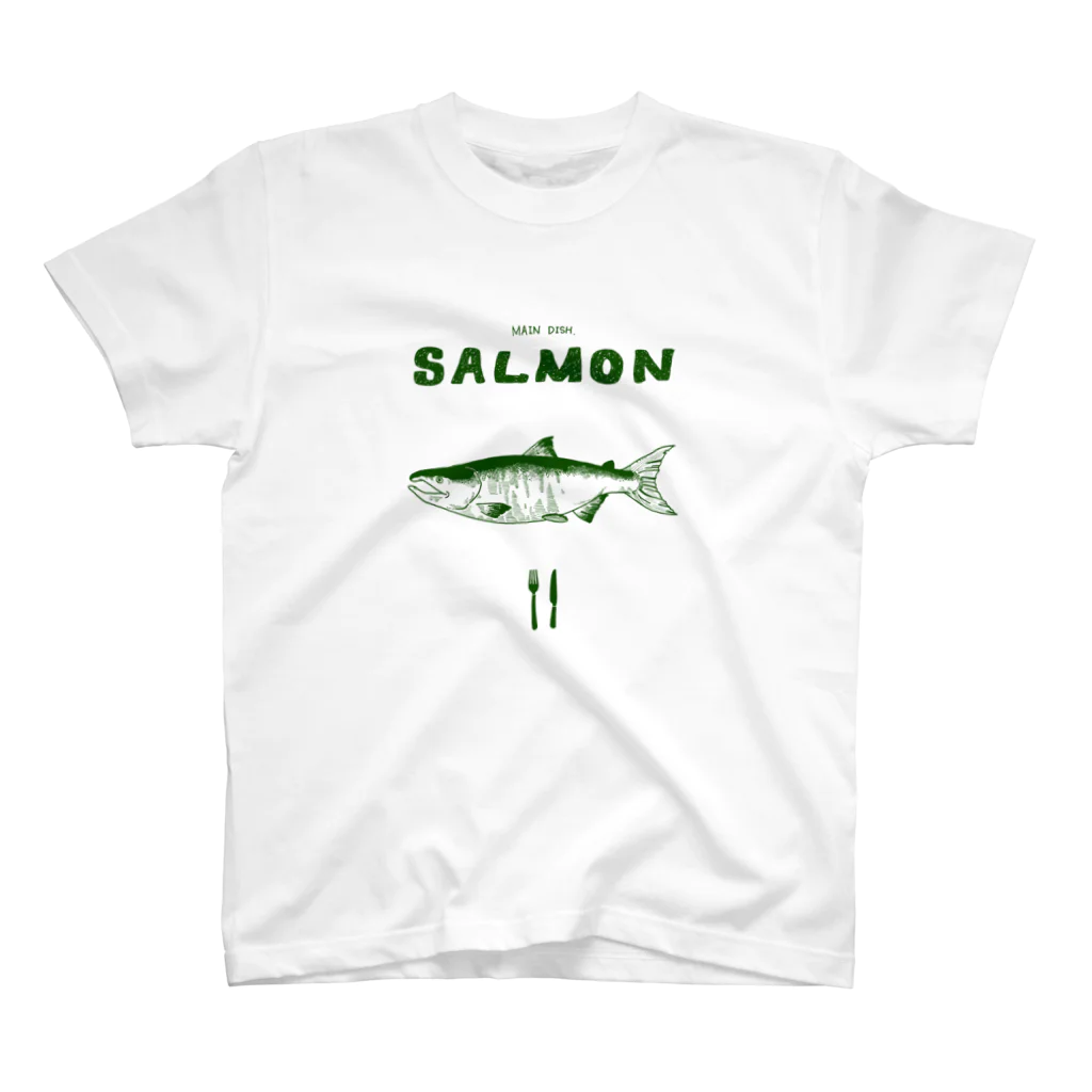 HINO DESIGN のSALMON MAIN DISH. Regular Fit T-Shirt