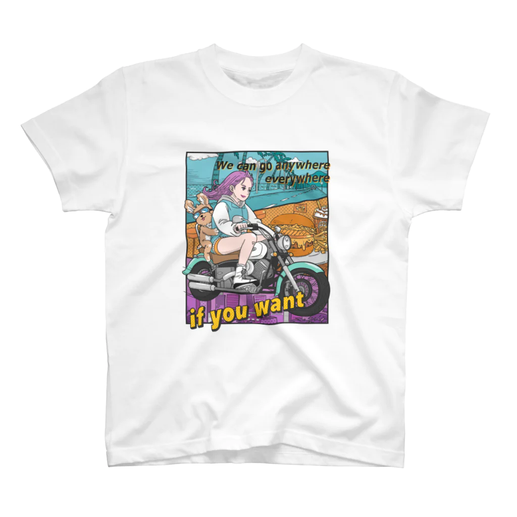 RIKAの【アメコミ】biker スタンダードTシャツ