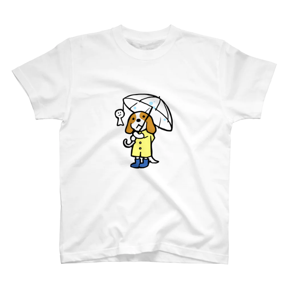 BLENHEIMの雨の日キャバリア（ブレンハイム） スタンダードTシャツ