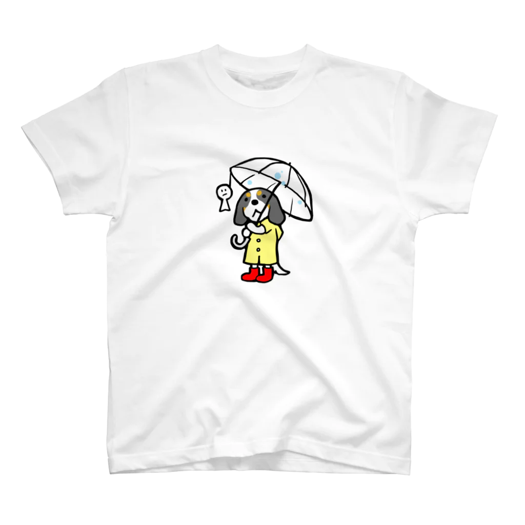 BLENHEIMの雨の日キャバリア（トライカラー） スタンダードTシャツ