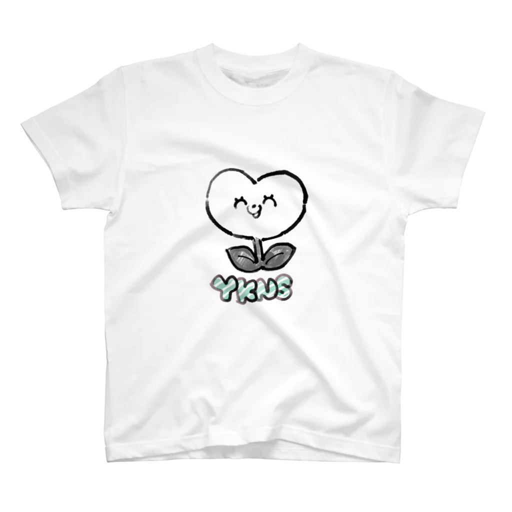 akioco’s character goodsのしょくぶつマン(白) スタンダードTシャツ