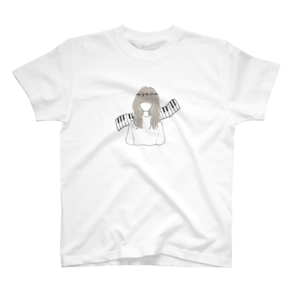 ayaka official goodsのTシャツ(ピアノ) スタンダードTシャツ