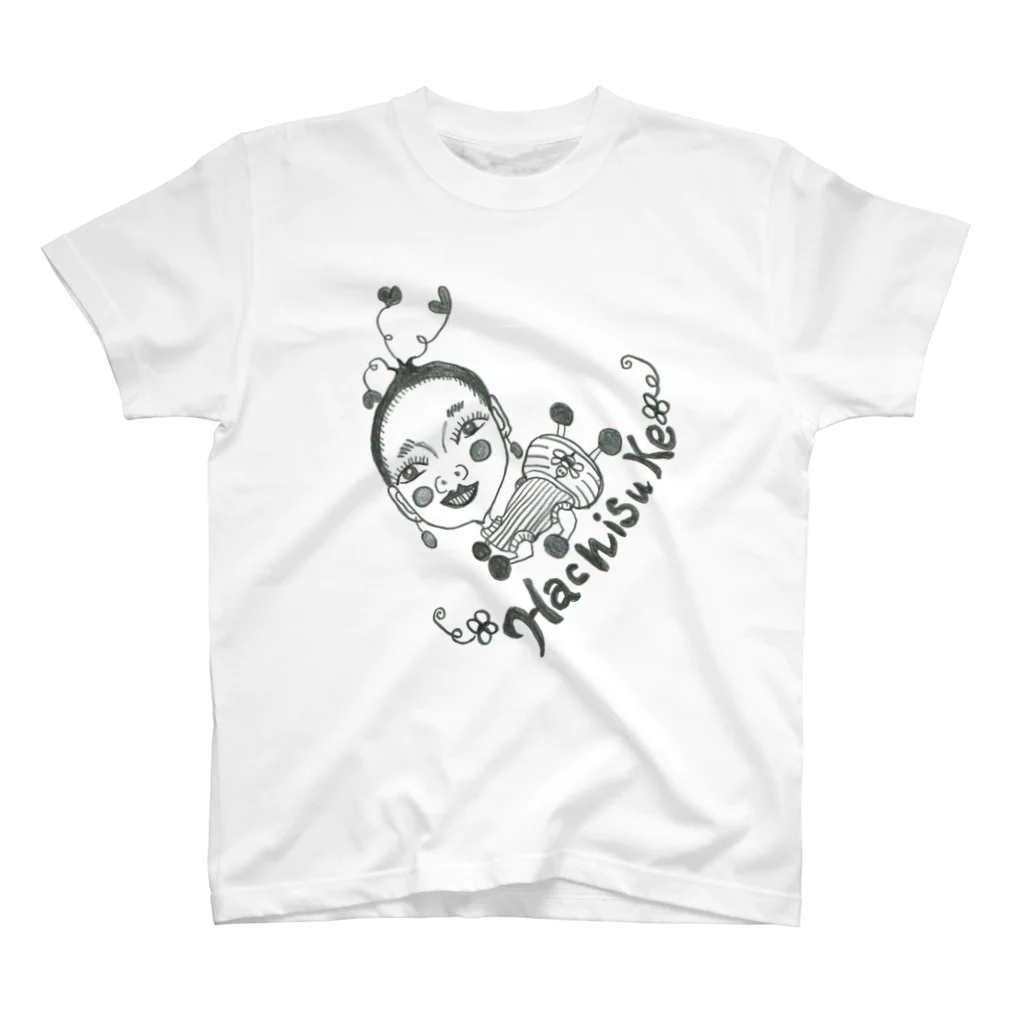 HA☆☆CHI☆☆SUKEの大！ハッピーオーラ満載GOGO HACHISUKE BABY  スタンダードTシャツ