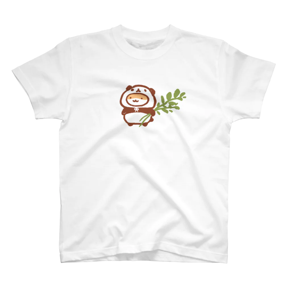 すやはむハウスのはむパンダ（後ろ姿なし） スタンダードTシャツ