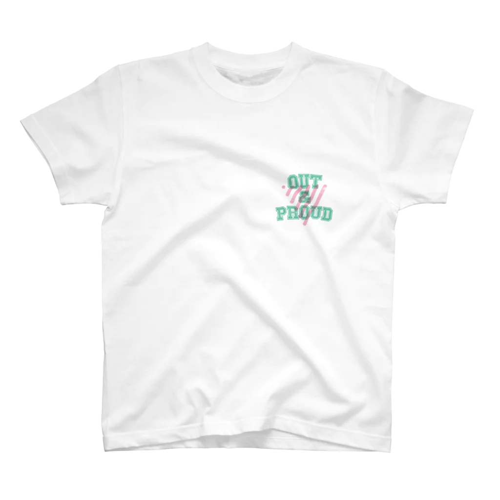 Hi-NRG BOYのOUT & PROUD スタンダードTシャツ