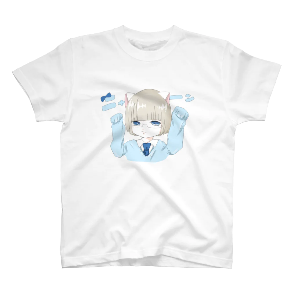 ぽぁりんのメガ猫チャン スタンダードTシャツ