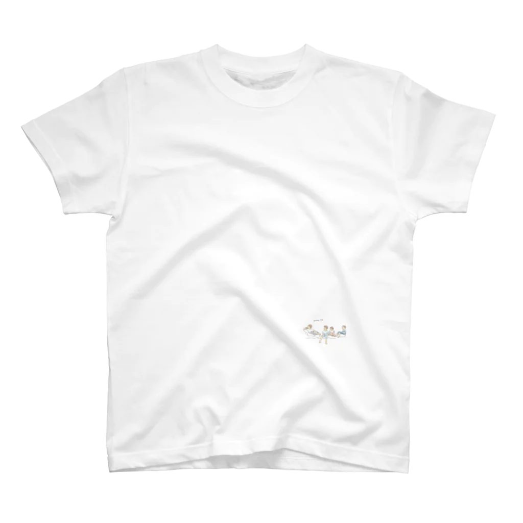 okayan727のテレビを見る子供 スタンダードTシャツ