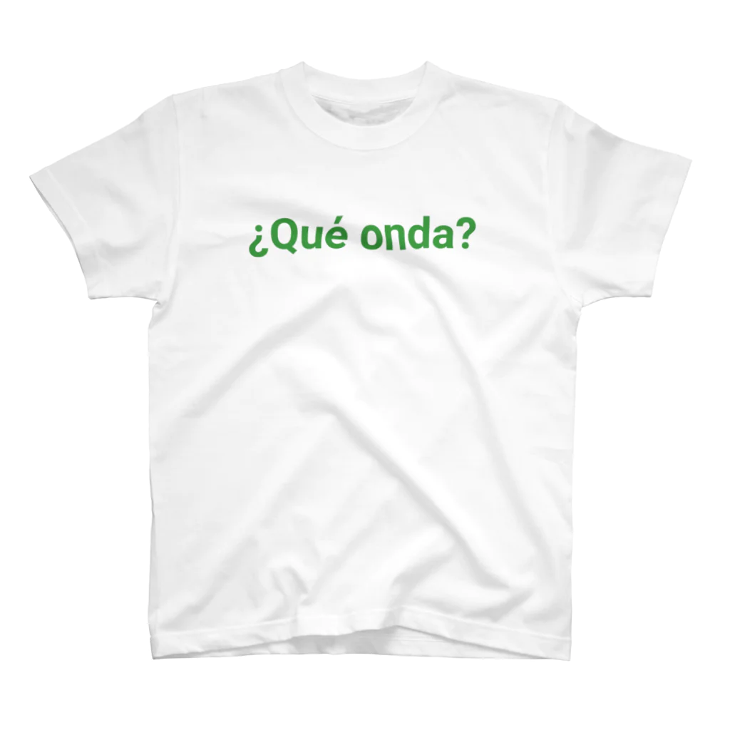 ラテン系和訳 Traducción de músicaの¿Qué onda? メキシコのスペイン語 Regular Fit T-Shirt