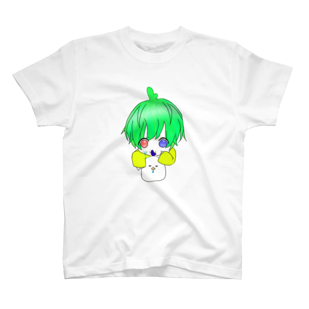 くろ公式グッズストアのLとマスコットキャラクターシリーズ スタンダードTシャツ