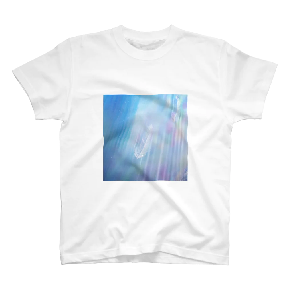 LUCENT LIFEのWIngs in flowing Rainbow スタンダードTシャツ