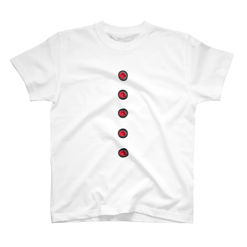 uco のrose button スタンダードTシャツ