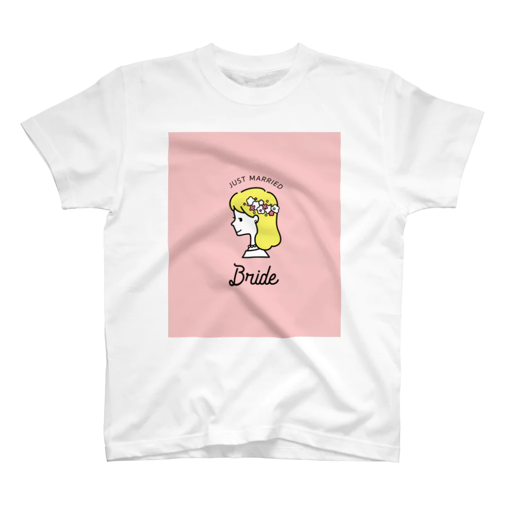 I LOVE YOU STORE by Hearkoの花嫁-Bride- ピンク スタンダードTシャツ