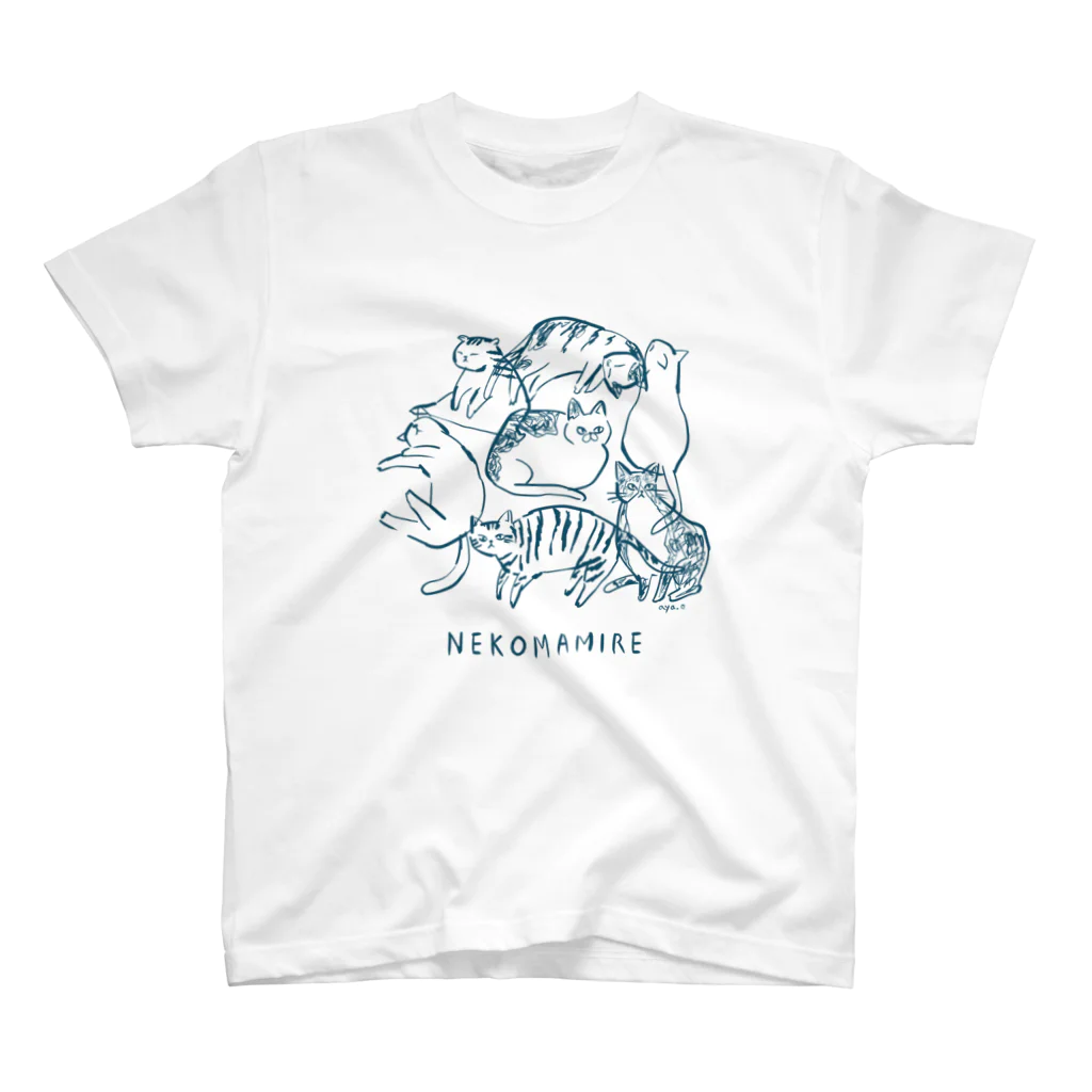 AYA OKAWA online shopのNEKOMAMIRE GR Regular Fit T-Shirt