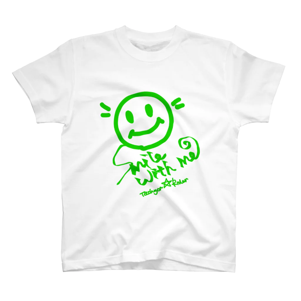 タキオン✩ライダー✩ラボのSmile with me【みどり】 Regular Fit T-Shirt