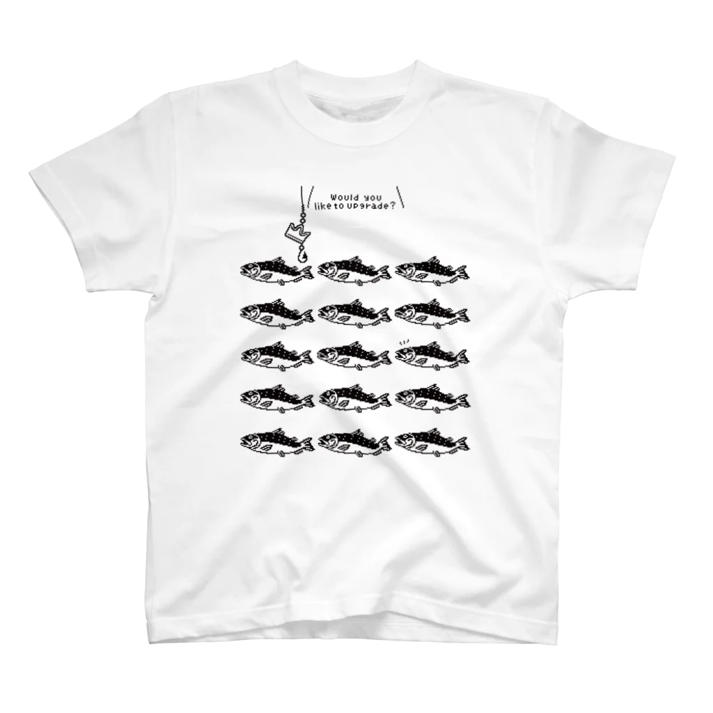 イラスト MONYAAT のサーモンサモタンの群れ A Regular Fit T-Shirt