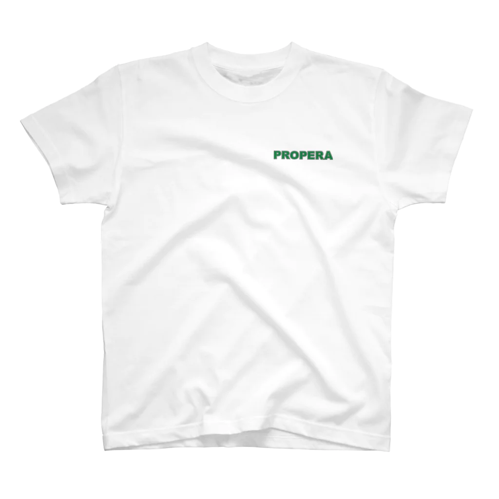 PROPERA GOODSのPROPERA 看板風文字small スタンダードTシャツ