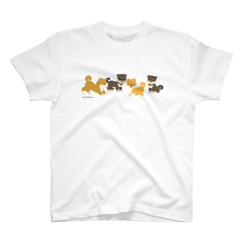 WON CHANCE ワンチャンスの柴犬くんC (みやかわさとこ） Regular Fit T-Shirt