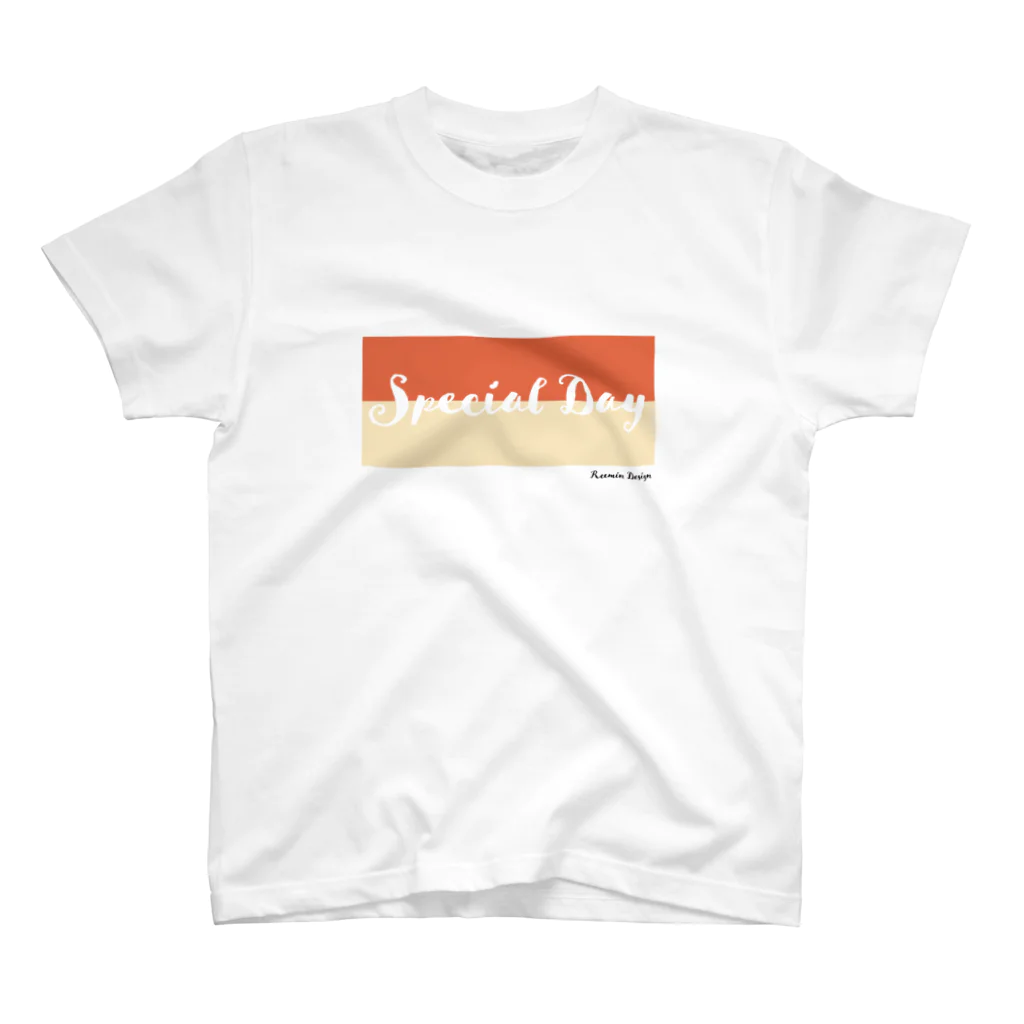 ReeminDesignのSpecialDay-orange スタンダードTシャツ