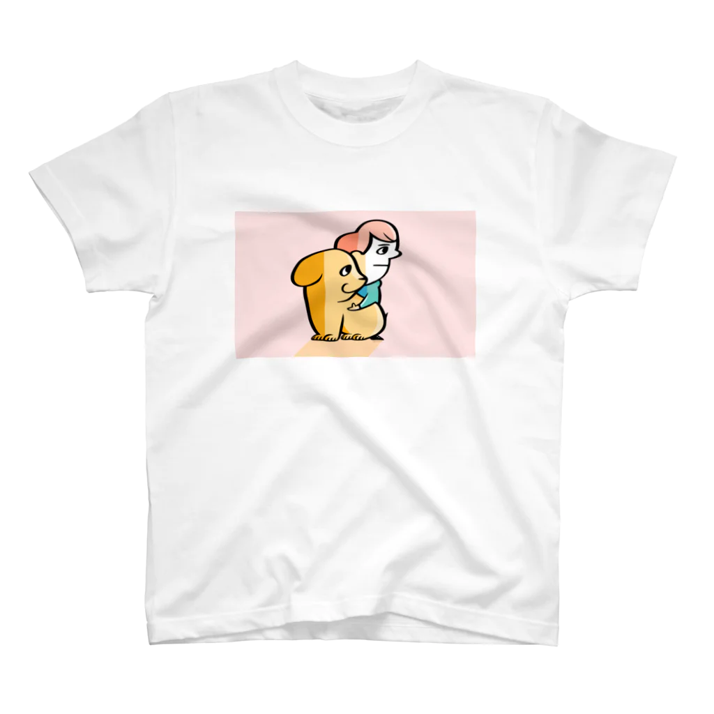 ヤギワタルの犬と少年 Regular Fit T-Shirt