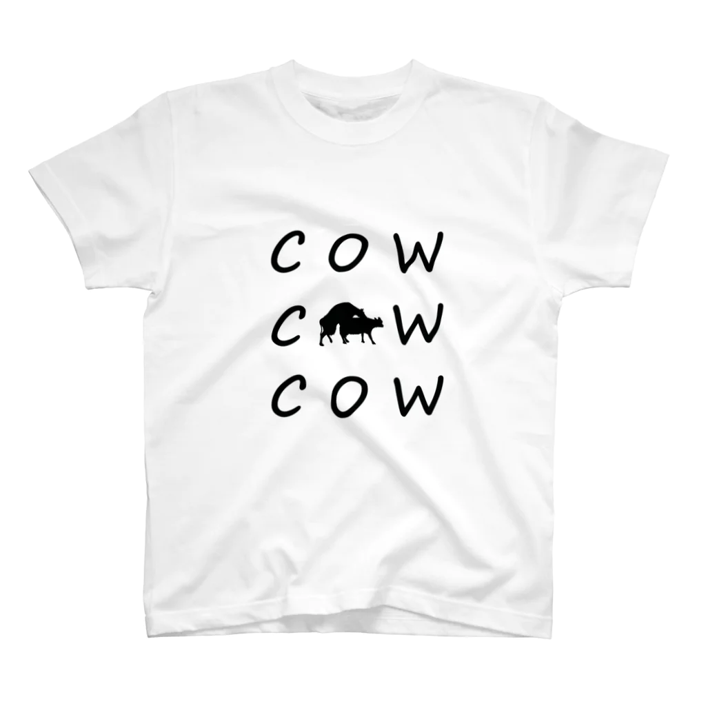 TAKAYUKI のCOWCOW乗駕マーク スタンダードTシャツ