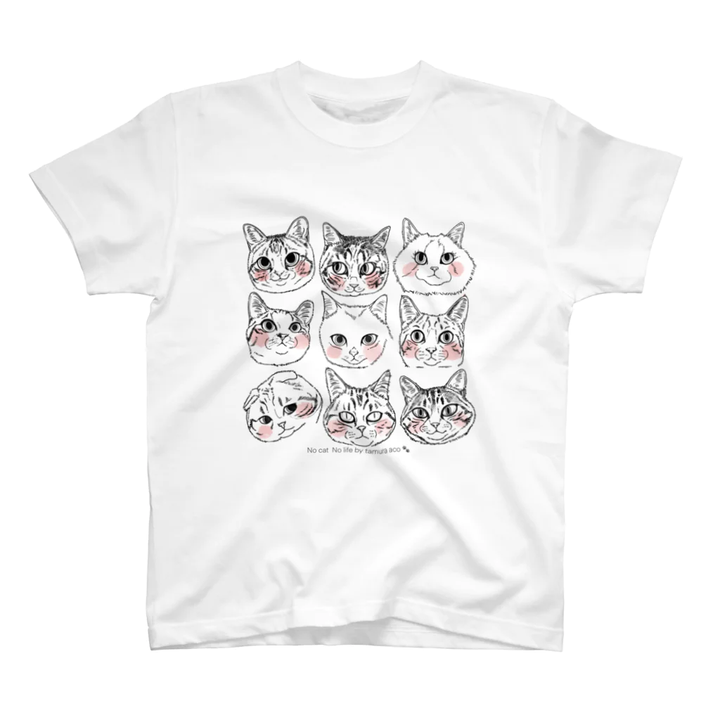 shop あこ猫犬屋の猫猫猫2 Regular Fit T-Shirt