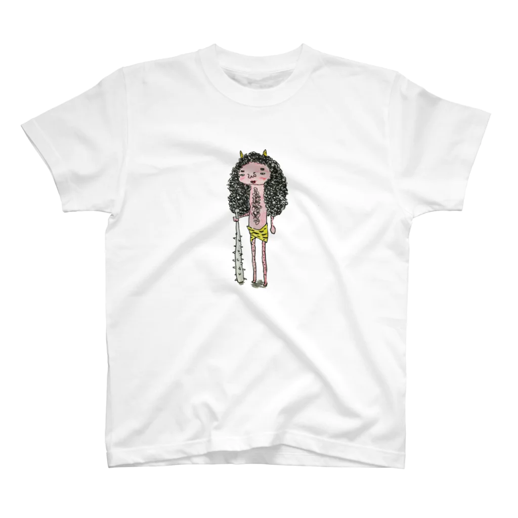 asatin_storeのおにさん　(オニ、鬼、oni) Regular Fit T-Shirt