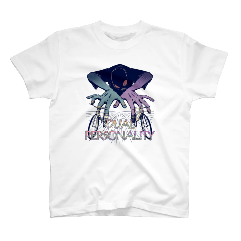 nidan-illustrationの"DUAL PERSONALITY"(clr) #1 スタンダードTシャツ