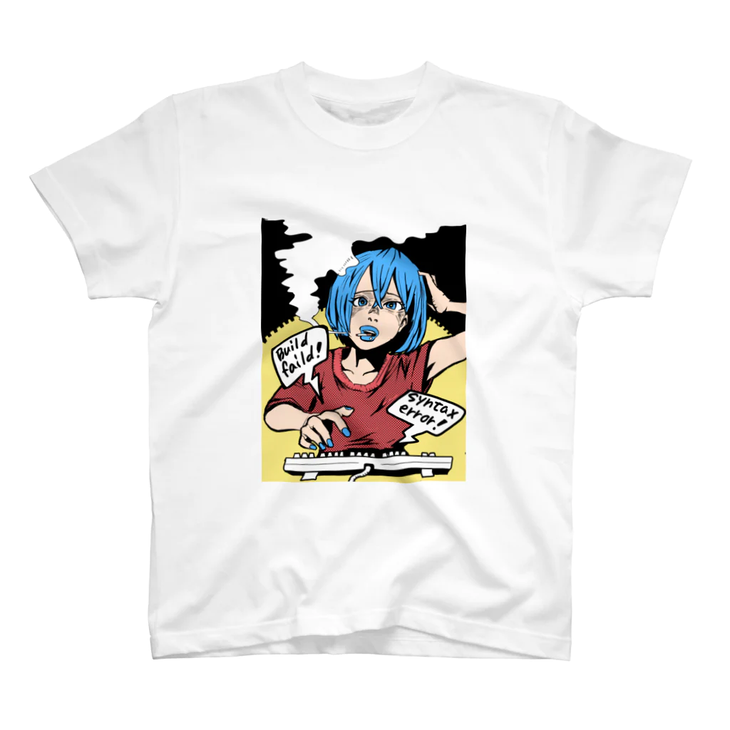 bunbunbububunのcoder girl スタンダードTシャツ