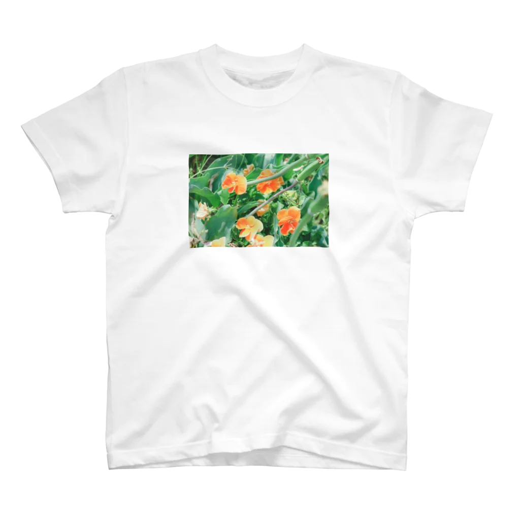 かわしろショップのオレンジの花 Regular Fit T-Shirt