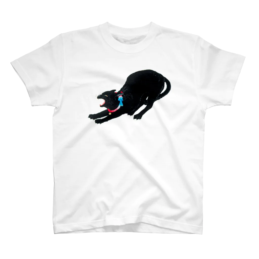 Japon mignonの黒猫 Regular Fit T-Shirt