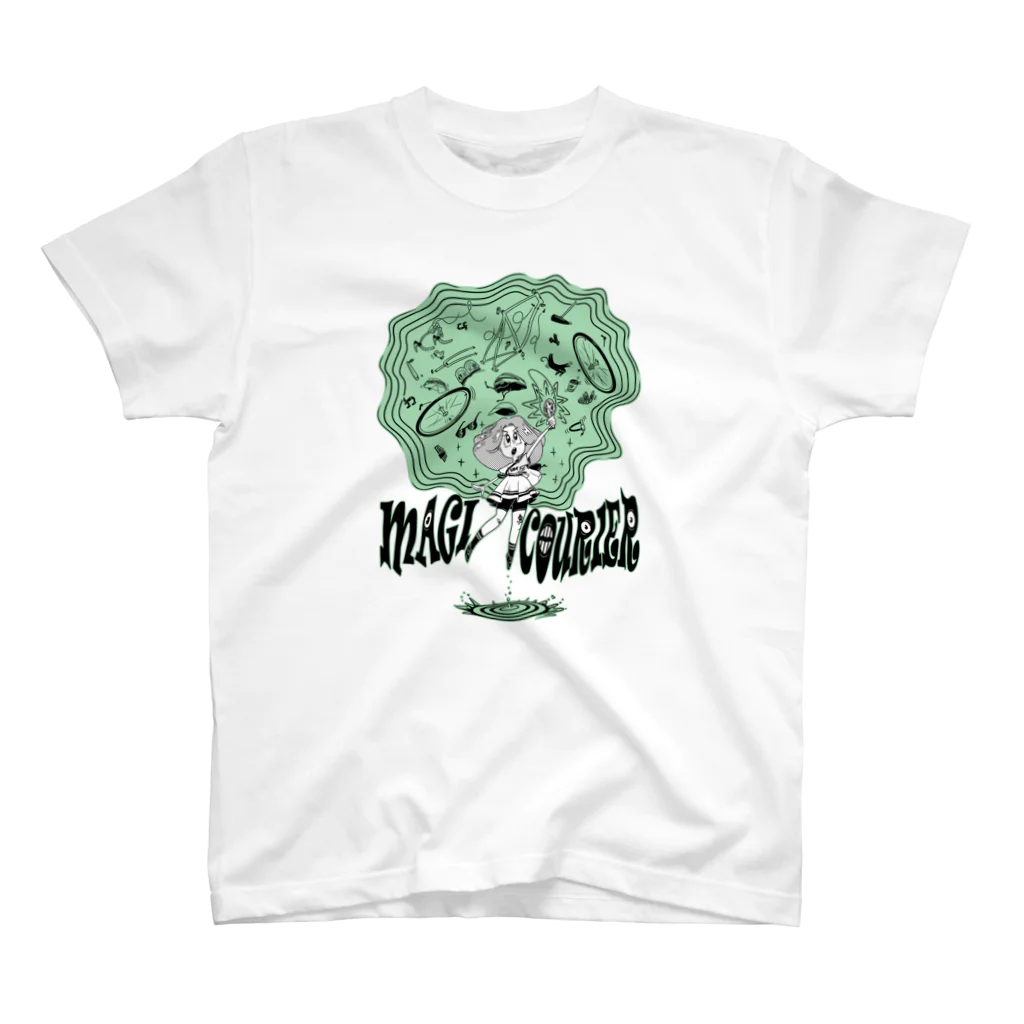 nidan-illustrationの“MAGI COURIER” green #1 Regular Fit T-Shirt