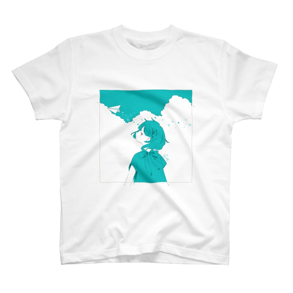 m_matsurikaの紙飛行機 Regular Fit T-Shirt